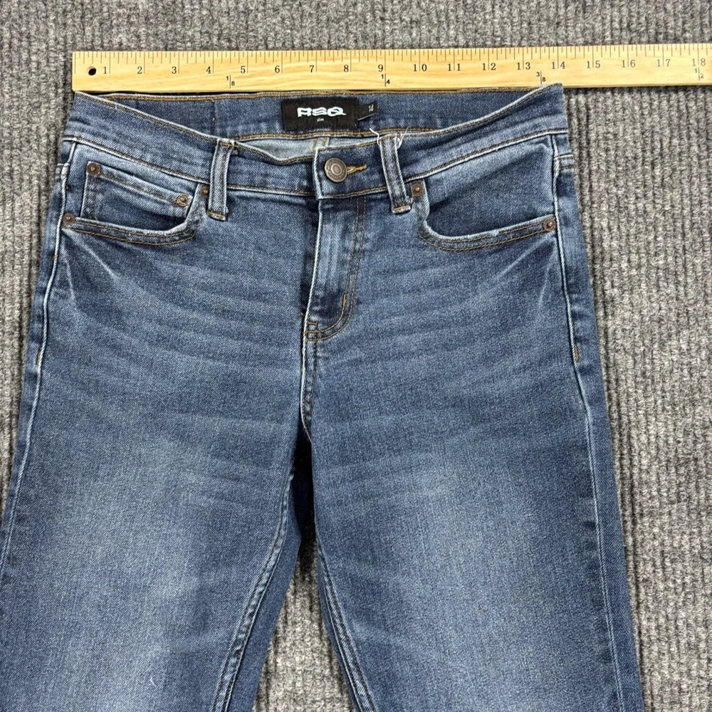 RSQ Slim Jeans Boys Size 14 Blue Denim Stretch Casual Everyday Wear